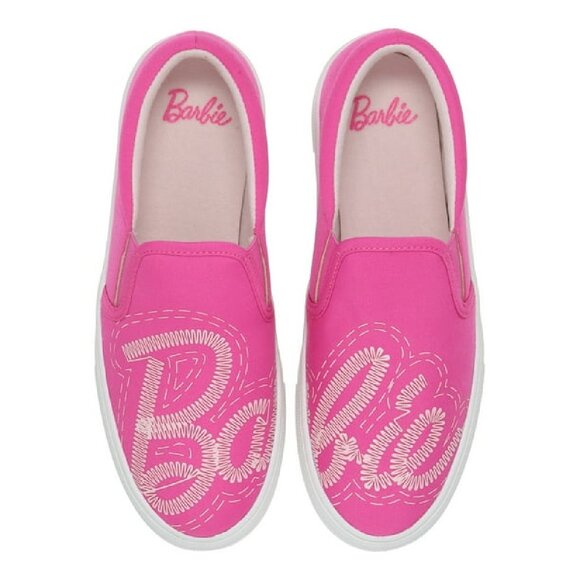Barbie Shoes - Barbie Mattel Casual Slip-On Canvas Sneakers Hot Pink Size 6-11 Available